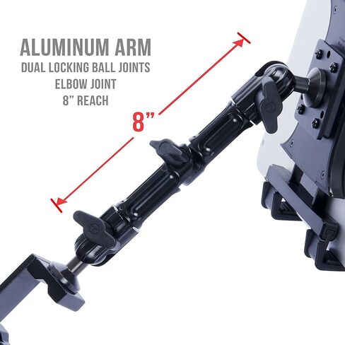 Tackform Tablet Mount for Microphone Stand - Professional Grade Holder - Compatible with iPad, Galaxy Tab, and More. in Saudi Arabia