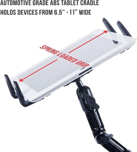Tackform Tablet Mount for Microphone Stand - Professional Grade Holder - Compatible with iPad, Galaxy Tab, and More. in Saudi Arabia