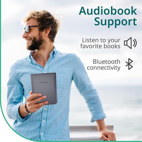 بوكت بوك انكباد 3 برو - رمادي معدني، قارئ كتب الكترونية in Kuwait