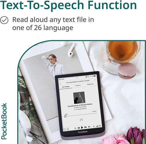 بوكت بوك انكباد 3 برو - رمادي معدني، قارئ كتب الكترونية in Kuwait