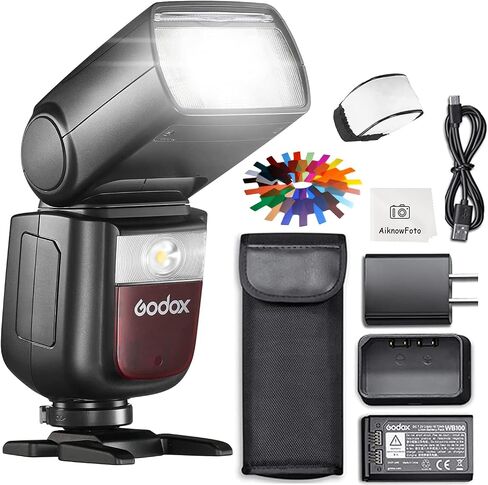 GODOX TT520III Camera Flash,433MHZ GN33 Manual Flash Built-in Wireless Receiver,RT Transmitter,S1/S2 Mode Speedlight for Canon Nikon Sony Olympus Pentax Fuji DSLR Cameras,Single-Contact Hotshoe in Saudi Arabia