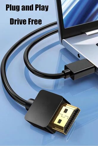 USB to HDMI Charger Cable Cord 3.3FT/1M, USB Male to HDMI Male Charging Cable Connector for HDTV/ PlayStation3/ DVD Player/Monitors/Projector in Kuwait