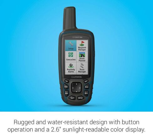Garmin GPSMAP 64x, Handheld GPS, Preloaded with TopoActive Maps (Renewed) in Saudi Arabia