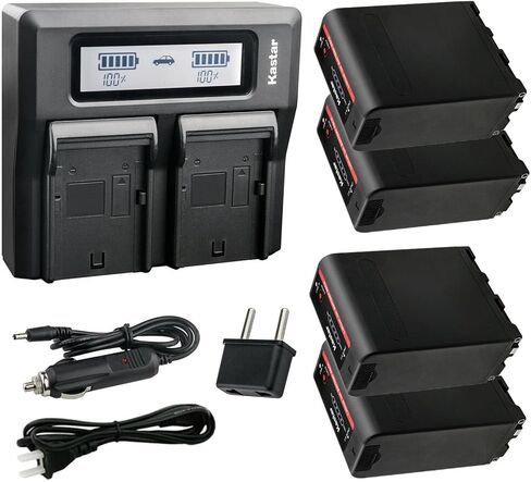 Kastar 1 حزمة بطارية وLCD شاحن مزدوج سريع لسوني NP-F990 Pro NP-F970 CCD-TRV25 CCD-TRV26 CCD-TRV27 CCD-TRV300 CCD-TRV3000 CCD-TRV315 CCD-TRV35 CCD-TRV36 CCD-TRV37 CCD-TRV4 CCD- TRV41 سي سي دي-TRV43 in Saudi Arabia