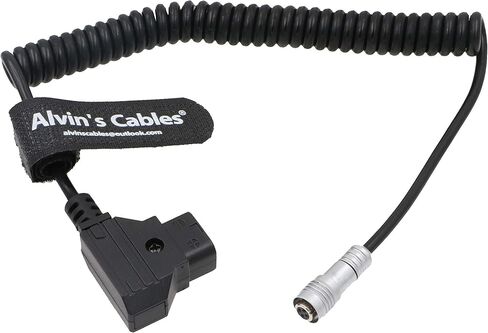 Alvin's Cables Portkeys BM5 BM7 Monitor Power Cable 4 Pin Female Right Angle to D-Tap in Saudi Arabia