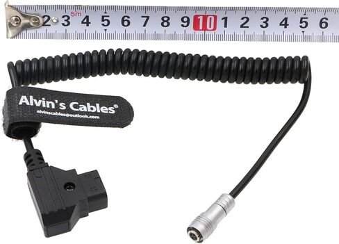 Alvin's Cables Portkeys BM5 BM7 Monitor Power Cable 4 Pin Female Right Angle to D-Tap in Saudi Arabia