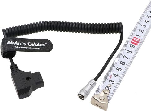 Alvin's Cables Portkeys BM5 BM7 Monitor Power Cable 4 Pin Female Right Angle to D-Tap in Saudi Arabia