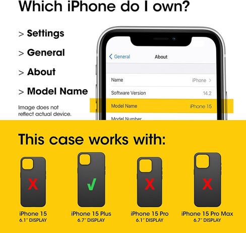 حافظة OtterBox IPhone 15 Plus وIPhone 14 Plus Symmetry Series الشفافة - (شفاف)، يتم تثبيتها على MagSafe، أنيقة للغاية، حواف مرتفعة تحمي الكاميرا والشاشة in Saudi Arabia