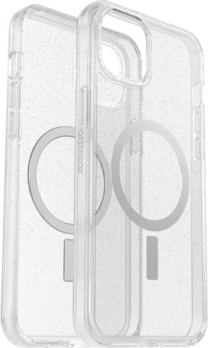 حافظة OtterBox IPhone 15 Plus وIPhone 14 Plus Symmetry Series الشفافة - (شفاف)، يتم تثبيتها على MagSafe، أنيقة للغاية، حواف مرتفعة تحمي الكاميرا والشاشة in Saudi Arabia