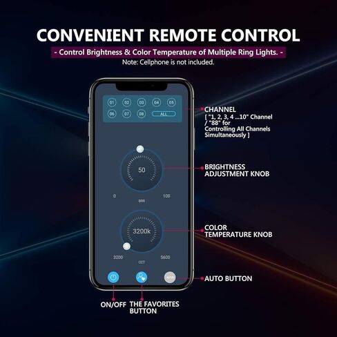 Neewer APP التحكم في ضوء حلقة LED مقاس 16 بوصة، يدعم التحكم اليدوي باللمس مع شاشة LCD، التحكم في الأضواء المتعددة، 3200-5600K، حامل إضاءة متضمن لصالون مدون فيديو يوتيوب للمكياج (أبيض) in Kuwait