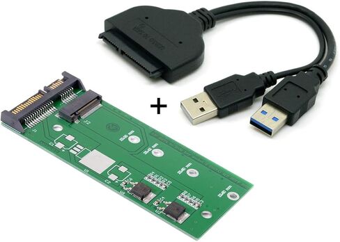 قرص SSD USB 3.0 إلى SATA 2.5 بوصة من Chenyang ومحول M.2 NGFF B+M-Key SSD محول PCBA لـ 2230-2280 M2 SSD in Kuwait