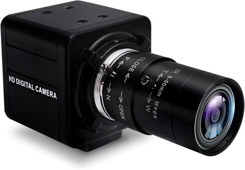 SVPRO 4K Webcam with Zoom Lens, HD Manual Focus 4K 30fps Close-up Camera with 2.8-12mm Varifocal Lens, 4X Optical Zoom External PC Camera for Windows, Linux, Android, Mac OS, Raspberry Pi in Kuwait