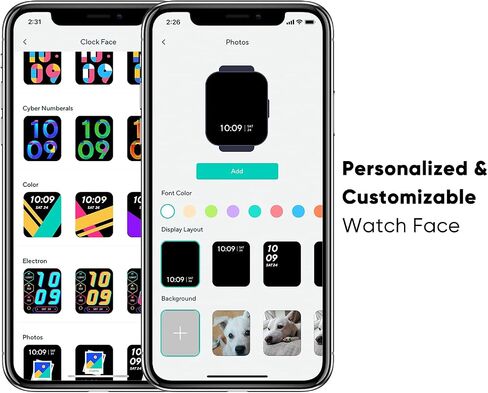 WYZE Smart Watch 47mm, 1.75" Touch Screen Aluminum Smartwatch for Android and iOS Phones Fitness Tracker with Heart Rate, Blood Oxygen/Sleep Monitor, IP68 Waterproof Watch, Black (Renewed) in Saudi Arabia