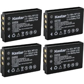 Kastar 1-Pack Rechargeable Battery Replacement for Minolta NP-120 NP120 Battery, Minolta MN35Z 20MP 35X Bridge Digital Camera in Saudi Arabia