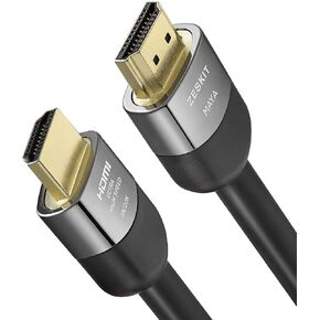 Zeskit Certified 2.1 8K HDMI Cable 48Gbps 4K120Hz Compatible with Soundbar eARC HDR10 VRR Dolby Vision Atmos HDCP 2.2 2.3 PS5 Xbox Series X Apple TV Roku (Ultra High Speed, Maya CL3 In Wall Long 15ft) in Saudi Arabia