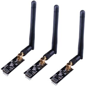 3 قطع وحدة استقبال لاسلكية، وحدة استقبال موجات الراديون، 2.4 جيجا 1100 متر NRF24L01+PA+LNA SMA هوائي لراسبيري بي أردوينو KY67 in Kuwait