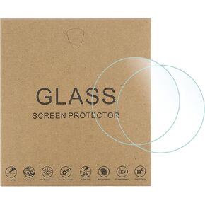 HARFINGTON 5pcs Watch Glass Screen Protectors 35.5mm HD Tempered Glass High AL Anti-Scratch 9H Hardness 2.5D High Definition Anti-Explosion Smartwatch Screen Protection Film