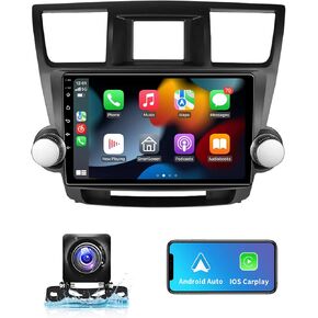 10.1 بوصة 4+32 جيجابايت راديو السيارة ستيريو لتويوتا هايلاندر 2008-2014 أندرويد 13 كاربلاي أندرويد شاشة تعمل باللمس مع نظام تحديد المواقع 48EQ النسخ المتطابق الخلفي 1080P SWC (مع نظام JBL) in Kuwait