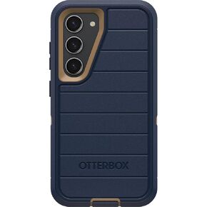 OtterBox Galaxy S23 (فقط) - حافظة سلسلة Defender - سوداء، متينة ومتينة - مع حماية للمنافذ - الحافظة فقط - حماية الدفاع الميكروبي - عبوة غير مخصصة للبيع بالتجزئة in Kuwait