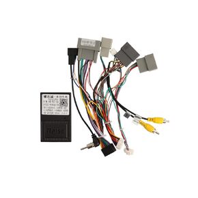 ViaBecs 16PIN Car Radio Wire Harness with Canbus Adapter for Android Aftermarket Stereo Head Unit for 2012-2016 Honda CRV 2.0L Support Steering Wheel Controls, Factory Backup Camera