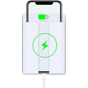 LANBON P2 Wireless Charger Wall Mount for Bedside/Sofa/Desktop/Garage/Kitchen,15W Fast Charging Station Wall Phone Holder Compatible with iPhone,Samsung,Android,Qi-Enabled Wireless Charge Phone in Saudi Arabia