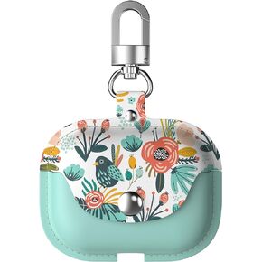 Leather Case for Airpods Pro 2019 with snap clouse Premium AirPod Pro case Pouch