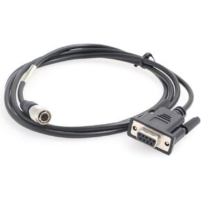 SZRMCC 6 Pin Hirose Male to Serial RS232 DB9 Data Cable for Nikon Total Station (6 Pin to DB9 1.5m) in Kuwait