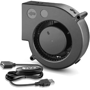 Wathai High Performance 97mm x 33mm USB Blower Fan with Speed Control for Cooling PC Computer Case, AV Cabinets, Entertainment Centers in Saudi Arabia