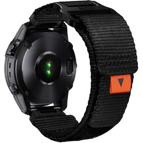 سوار نايلون ABELTA متوافق مع Fenix ​​7X Fenix ​​6X Fenix ​​5X، سوار ساعة فيلكرو نايلون 26 مم لـ Fenix ​​7X Pro، Fenix ​​6X Pro، Fenix ​​5X Plus، Fenix ​​3 HR، Fenix ​​3، Descent Mk1/2، Enduro، quatix in Kuwait