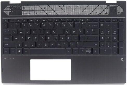 مسند اليد الجديد لجهاز HP Pavilion X360 15T-CR00 15-CR 15-cr0091ms 15-cr0037wm مع لوحة مفاتيح بإضاءة خلفية L20849-001 in Kuwait