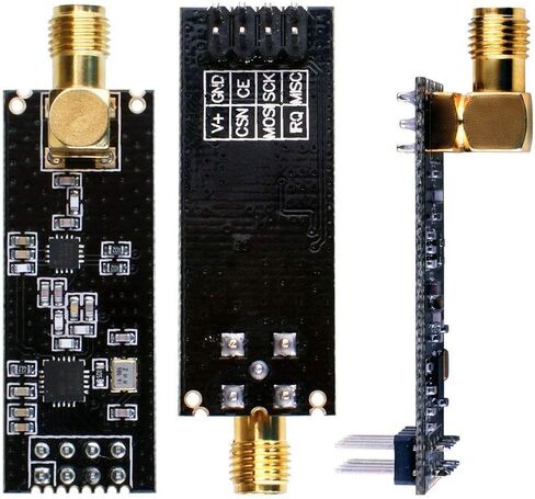 3 قطع وحدة استقبال لاسلكية، وحدة استقبال موجات الراديون، 2.4 جيجا 1100 متر NRF24L01+PA+LNA SMA هوائي لراسبيري بي أردوينو KY67 in Saudi Arabia
