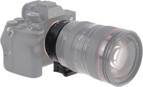 FocusFoto Electronic Full Frame Auto Focus Adapter Ring for Canon EOS EF EF-S Lens Compatible with Sony E Mount NEX-7 6 5 A7 A7S A7R II Camera Body (EOS-NEX IV) in Saudi Arabia