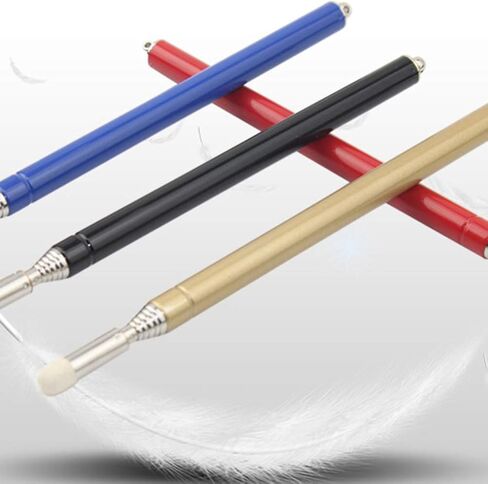 STOBOK Telescopic Pointer Teaching Pointers Extendable Hand Pointer Stainless Steel Classroom Whiteboard Pointer for Teachers (Gold) in Saudi Arabia