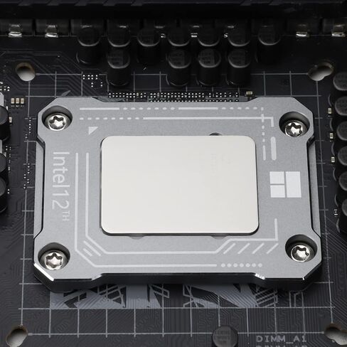 مشبك مضاد للانحناء من الجيل الثاني عشر/الثالث عشر LGA1700 من Thermalright Intel، لوحة ضغط منحنية، مشبك تثبيت وحدة المعالجة المركزية، مجهز بالكامل وثابت بدون تركيب أثر (رمادي) in Kuwait