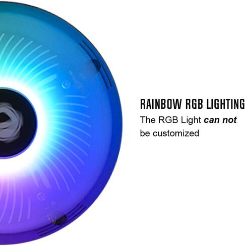 اي دي - كولنج اضاءة LED بالوان قوس قزح DK-03i، لمبرد وحدة المعالجة المركزية انتل LGA1150/1151/1155/1156 بقدرة 100 واط، مروحة بي دبليو ام بتدفق هواء كبير 120 ملم ومشتت حراري الومنيوم عالي الاداء in Kuwait