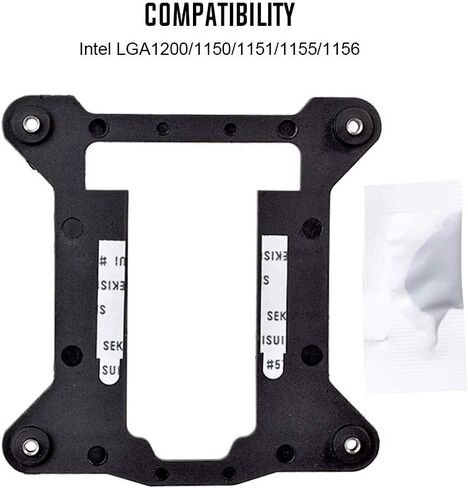 اي دي - كولنج اضاءة LED بالوان قوس قزح DK-03i، لمبرد وحدة المعالجة المركزية انتل LGA1150/1151/1155/1156 بقدرة 100 واط، مروحة بي دبليو ام بتدفق هواء كبير 120 ملم ومشتت حراري الومنيوم عالي الاداء in Kuwait