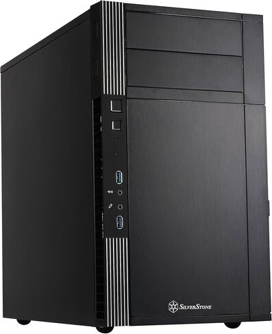 SilverStone Technology Precision PS07 Micro-ATX case with Aluminum Accent Black, SST-PS07B in Saudi Arabia
