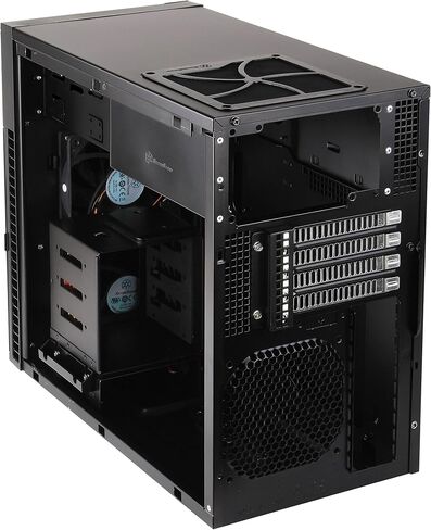 SilverStone Technology Precision PS07 Micro-ATX case with Aluminum Accent Black, SST-PS07B in Saudi Arabia