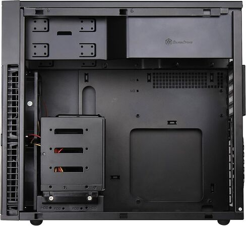 SilverStone Technology Precision PS07 Micro-ATX case with Aluminum Accent Black, SST-PS07B in Saudi Arabia