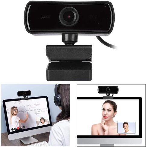 كاميرا ويب CiCiglow 4K HD مع ميكروفون مدمج، وكاميرا ويب عريضة USB HD، وكاميرا ويب للكمبيوتر للبث المباشر/مؤتمرات الفيديو (أسود) in Kuwait