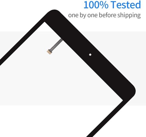 Screen Replacement for iPad Mini 4 7.9" A1538 A1550 Touch Screen Digitizer Glass Lens Panel Replacement Parts Kits with Tempered Glass +Free Tools(Without Home Button,LCD not Include). (Black) in Saudi Arabia