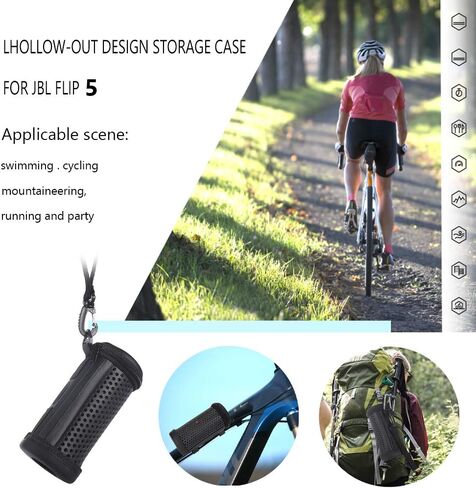 حافظة هاتف JBL فليب 5 من زاراكل، حافظة من البولي يوريثين لحمل كم السفر حقيبة غطاء واقي لهاتف JBL FLIP5 بمكبر صوت بلوتوث محمول مقاوم للماء in Kuwait