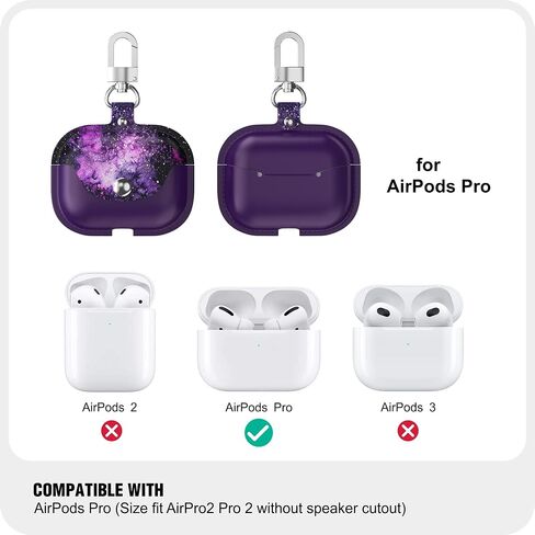 Leather Case for Airpods Pro 2019 with snap clouse Premium AirPod Pro case Pouch in Kuwait