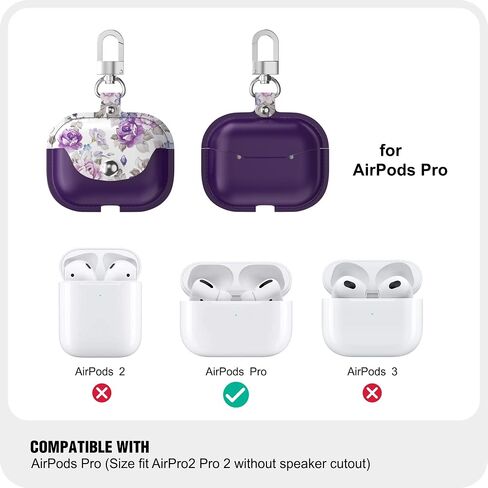 Leather Case for Airpods Pro 2019 with snap clouse Premium AirPod Pro case Pouch in Kuwait