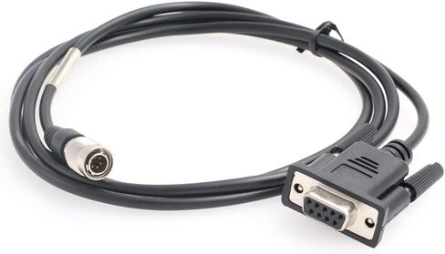 كابل بيانات SZRMCC 6 Pin Hirose Male إلى Serial RS232 DB9 لمحطة Nikon Total (6 Pin إلى DB9 1.5m) in Kuwait