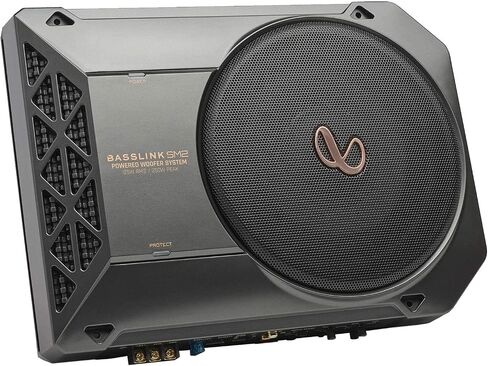 Infinity Basslink SM2 - مضخم صوت يعمل تحت المقعد مقاس 8 بوصات مع جهاز تحكم عن بعد in Kuwait