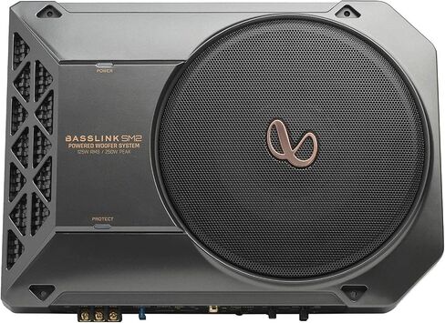 Infinity Basslink SM2 - مضخم صوت يعمل تحت المقعد مقاس 8 بوصات مع جهاز تحكم عن بعد in Kuwait