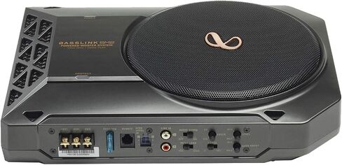 Infinity Basslink SM2 - مضخم صوت يعمل تحت المقعد مقاس 8 بوصات مع جهاز تحكم عن بعد in Kuwait