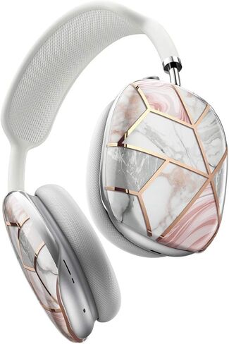 حافظة i-Blason Cosmo مصممة لسماعات Airpods Max، غطاء حماية أنيق لوسائد الأذن متوافق مع Apple AirPods Max، زوج واحد (أسود) in Kuwait
