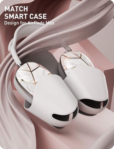 حافظة i-Blason Cosmo مصممة لسماعات Airpods Max، غطاء حماية أنيق لوسائد الأذن متوافق مع Apple AirPods Max، زوج واحد (أسود) in Kuwait